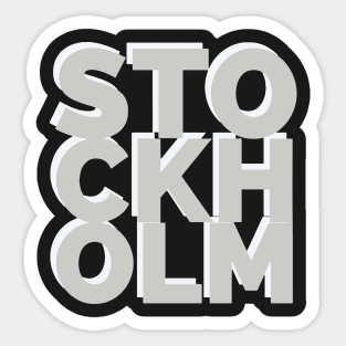 Stockholm, Sweden - Sverige Sticker